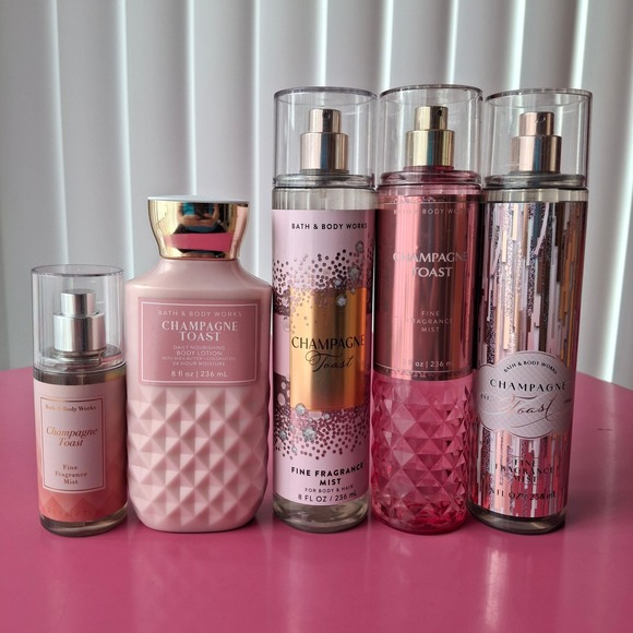 Bath & Body Works Other - Bath & Body Works CHAMPAGNE TOAST Mist & Lotion Set 5-Piece Bundle